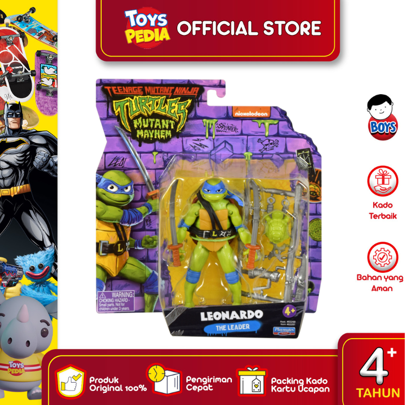 NEW- MAINAN FIGUR TMNT MOVIE BASIC