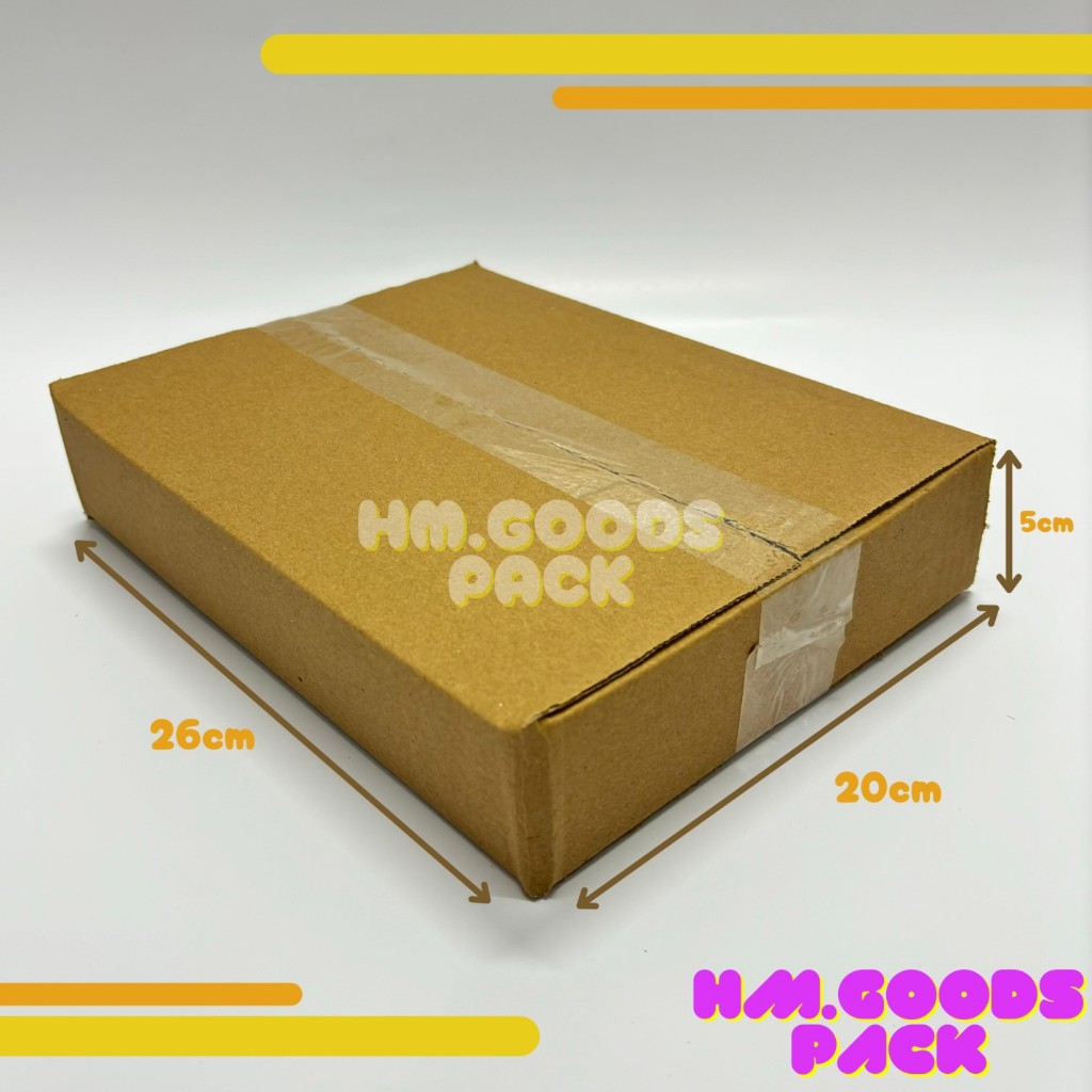 

Kardus / Dus Polos Ukuran 26 x 20 x 5 cm