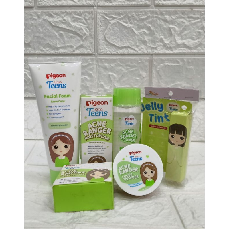 PAKET PIGEON ACNE/PAKET SKINCARE PIGEON REMAJA