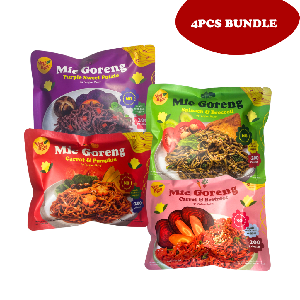 

Bundle 4pc Vegan Baby Mie Goreng Mix 67 G