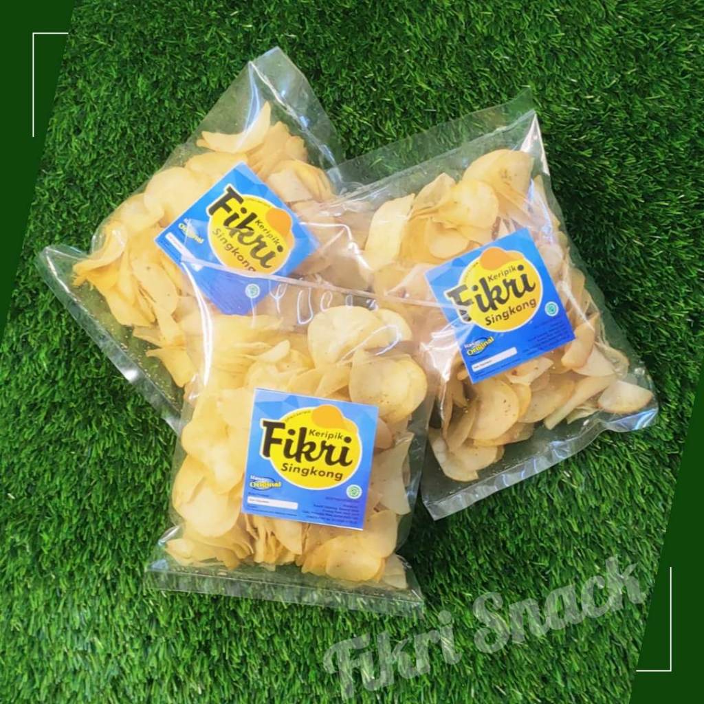 

keripik singkong FIKRI original gurih daun jeruk pedas 250gr