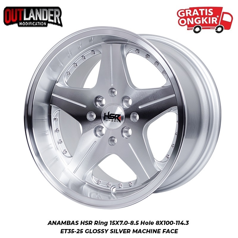 Velg Mobil RIng 15 Untuk Vios Avega Lancer Mirage Avega Fiesta Spin Jazz Corolla Starlet Hsr Anambas
