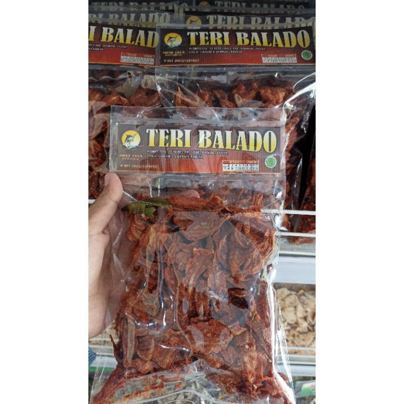 

teri krispi/teri balado/teri goreng gurih dan pedes