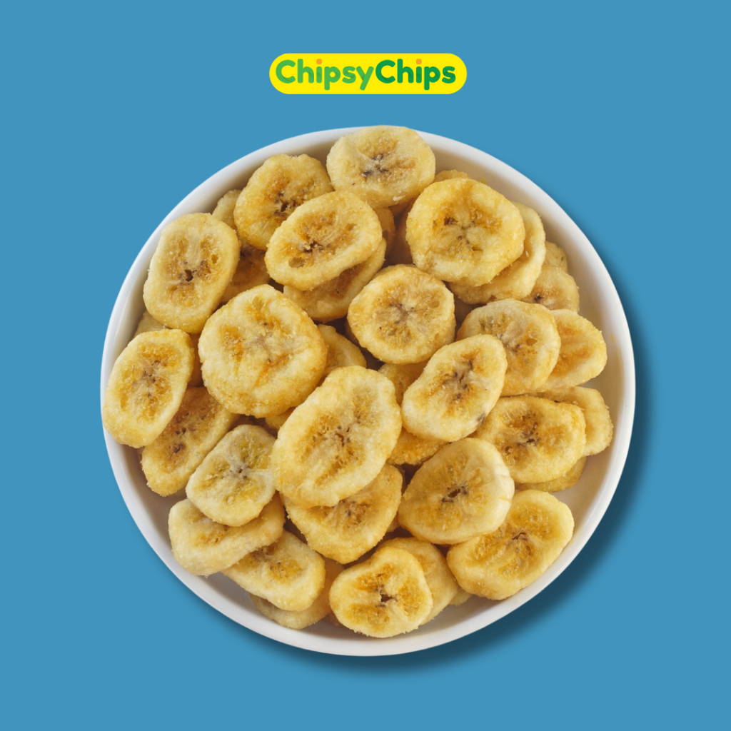 

CHIPSYCHIPS KERIPIK BUAH PISANG 50GR / FRUIT CHIPS BANANA / HEALTHY SNACK HALAL & BPOM