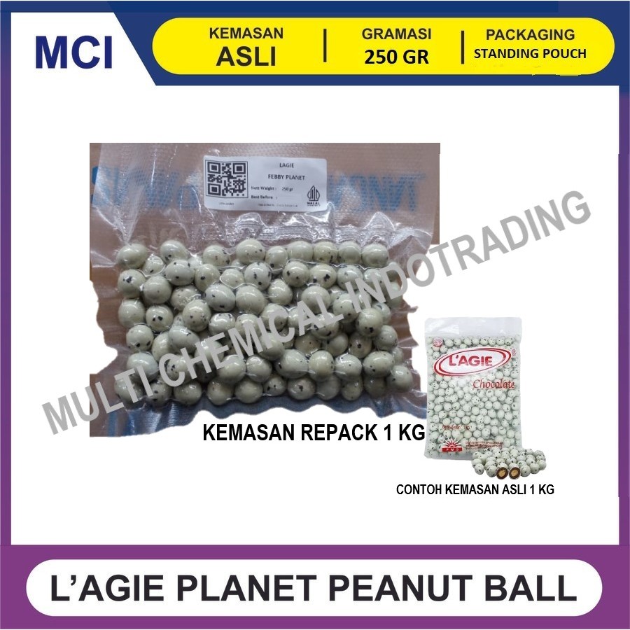 

(KEMASAN VAKUM) LAGIE FEBBY PEANUT PLANET - REPACK 250 GR