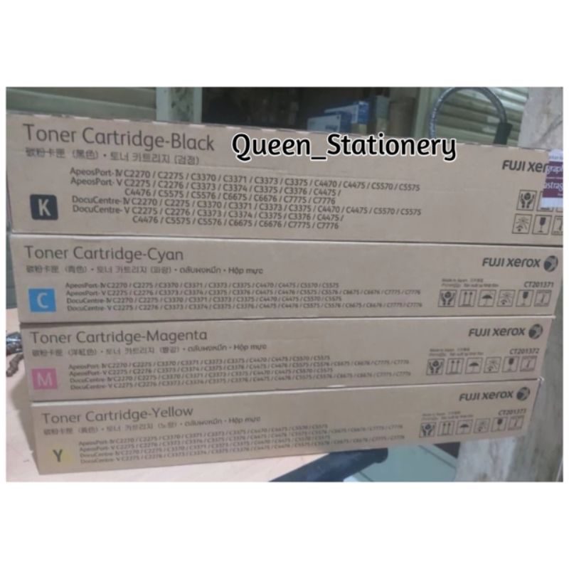 Toner Fuji Xerox ApeosPort IV C2270 / C3370 / C3375 Black & Color Original