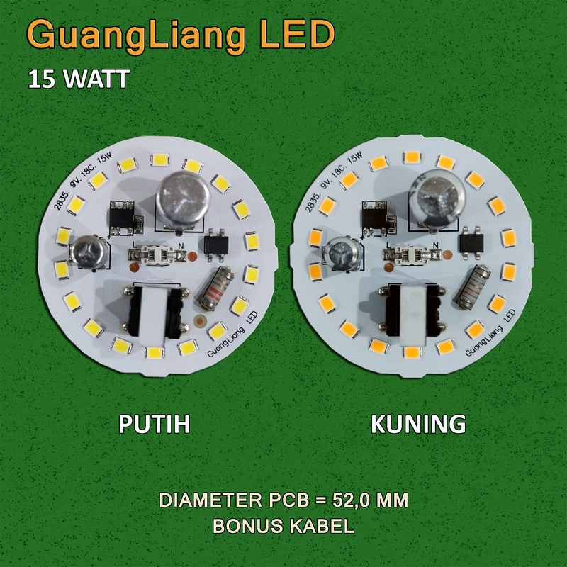 Ht1- Guangliang Pcb Led 15W Ac 220-240V 15 Watt