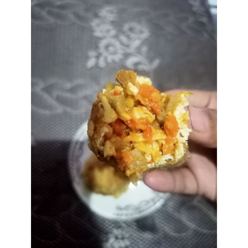 

tahu pedas ayam sayur