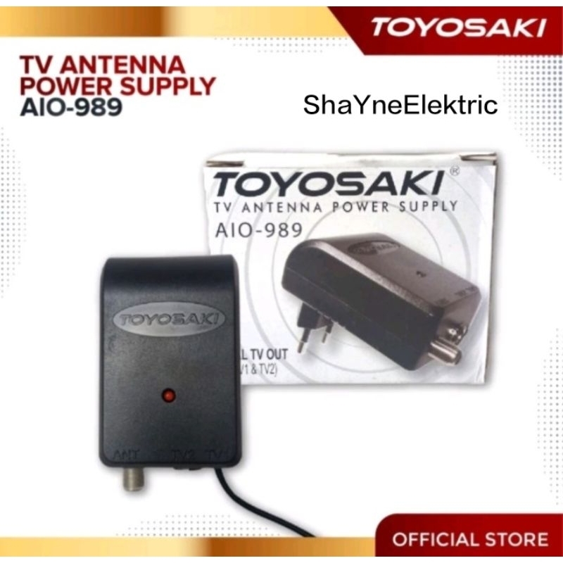 Power Supply Adaptor Antena Tv Toyosaki Aio 220 / Toyosaki Aio 235