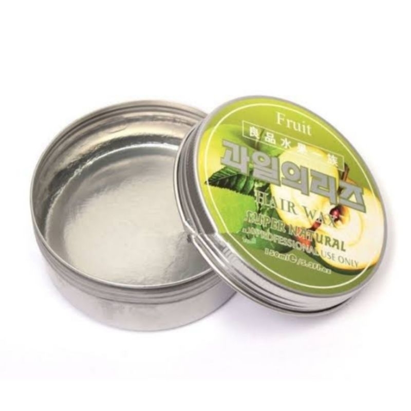 Pomade Korea Apel | Fruit Hair Wax Form Hair Gel Styling Super Strong Hold Pomade Long Lasting Water