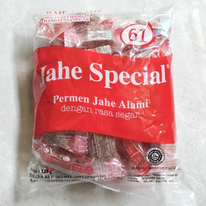 

Permen Jahe Special 61 bag 125gr