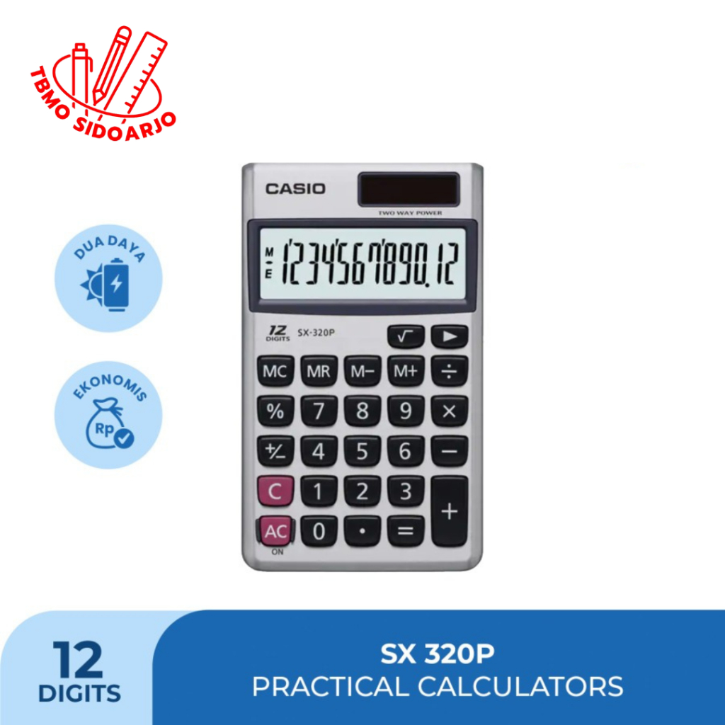 

TBMO Kalkulator Casio Value Series Calculator SX-320P