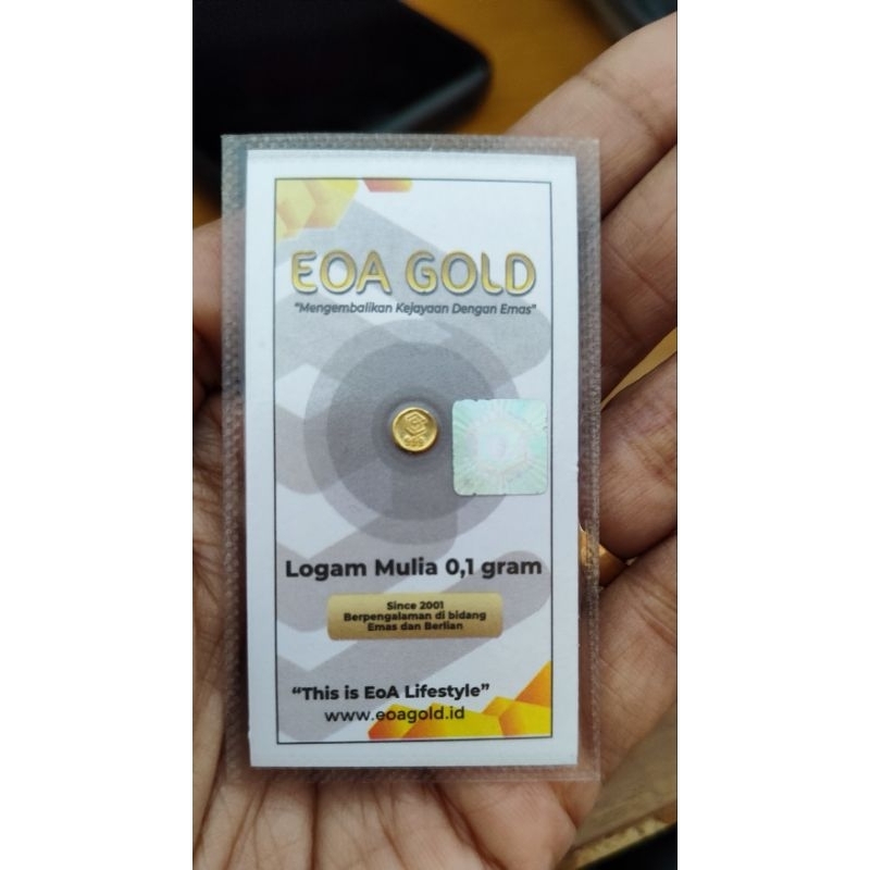EOA logam mulia 0,1 gram