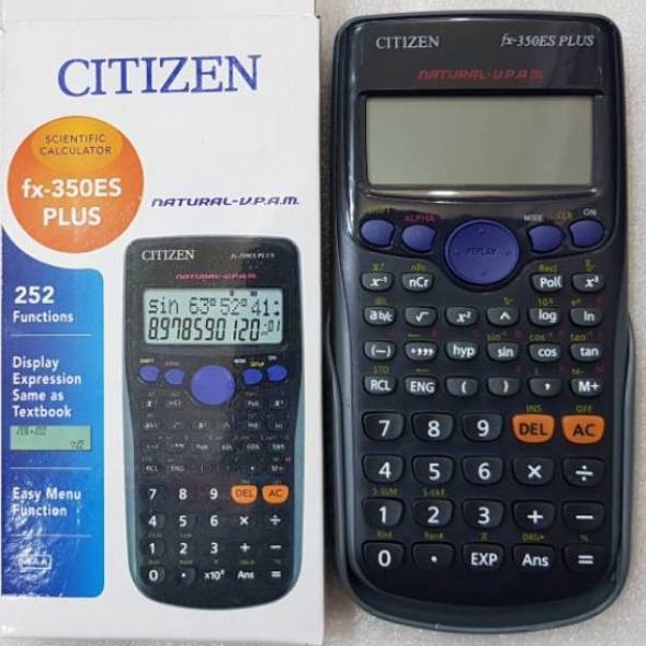 

Teknologi Terkini Kalkulator Scientific Citizen FX35ES PLUS Komplit 252 functions murah