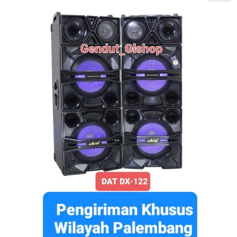 (Khusu Wilayah Kota Palembang) SPEAKER AKTIF DAT-DX122, Speaker Aktif 12inch Double Subwoofer DX ser