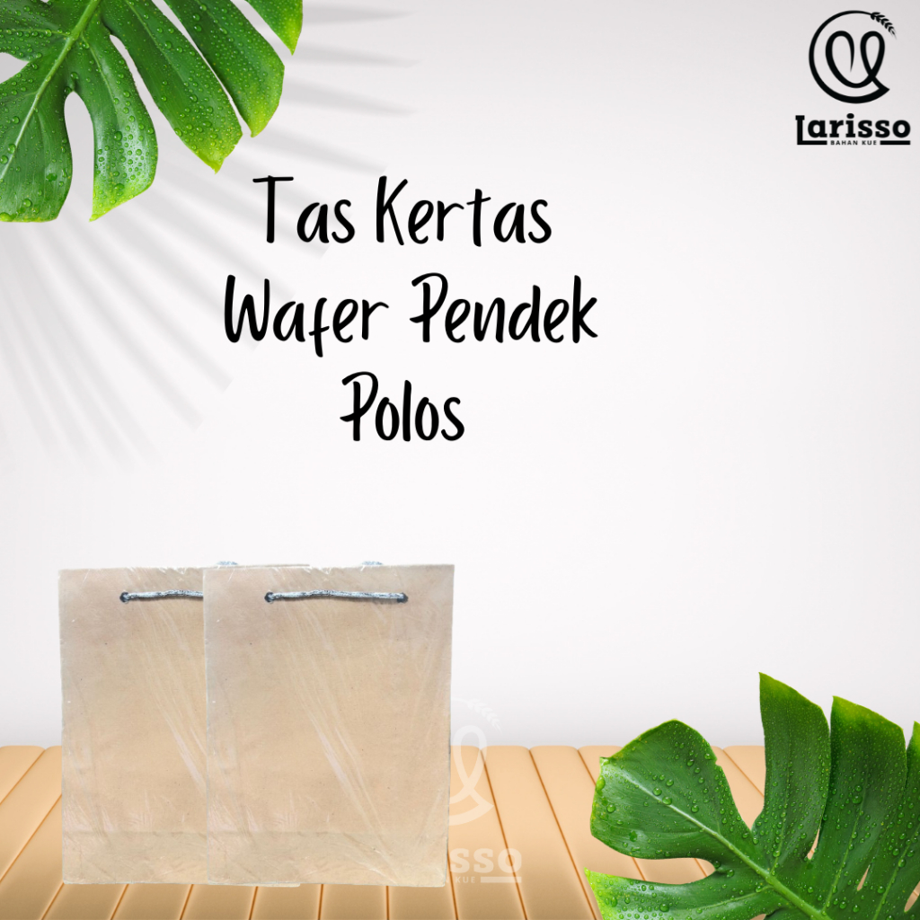 

TAS KERTAS COKLAT POLOS UNTUK WAFER PENDEK 10'S