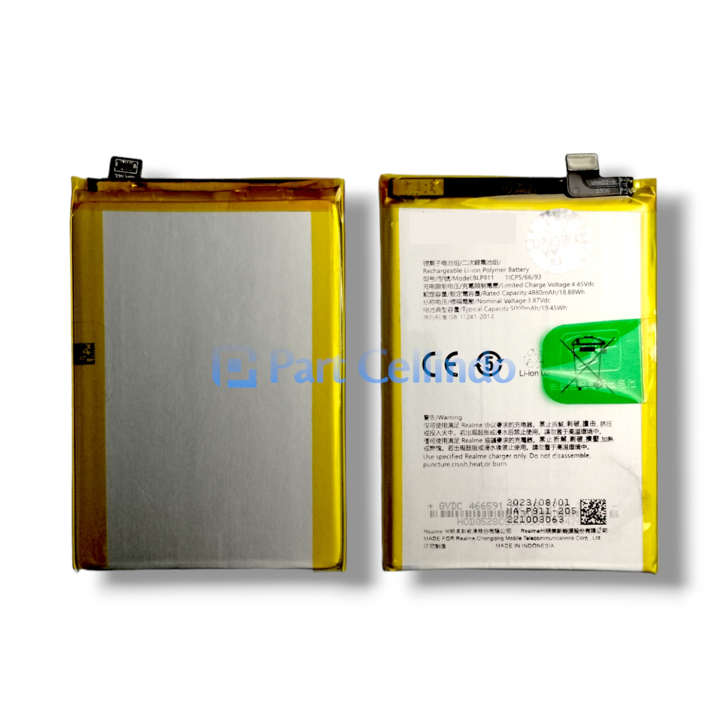 BATERAI BATRE REALME BLP911 REALME 9 PRO / V25 ORIGINAL