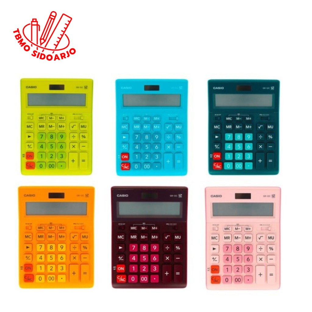 

TBMO Kalkulator Casio GR-12c Kalkulator Kantor 12 Digit