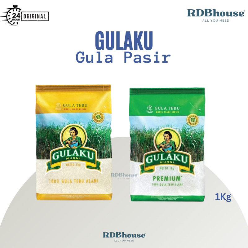 

Gulaku Gula Pasir Tebu Premium Hijau/Kuning 1kg