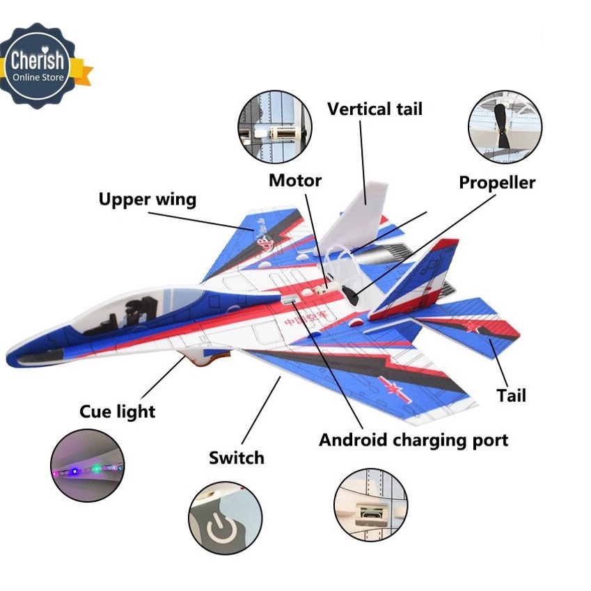 Sale Mainan Pesawat Foam Elektrik  Pesawat Terbang Busa Elektrik Recharge