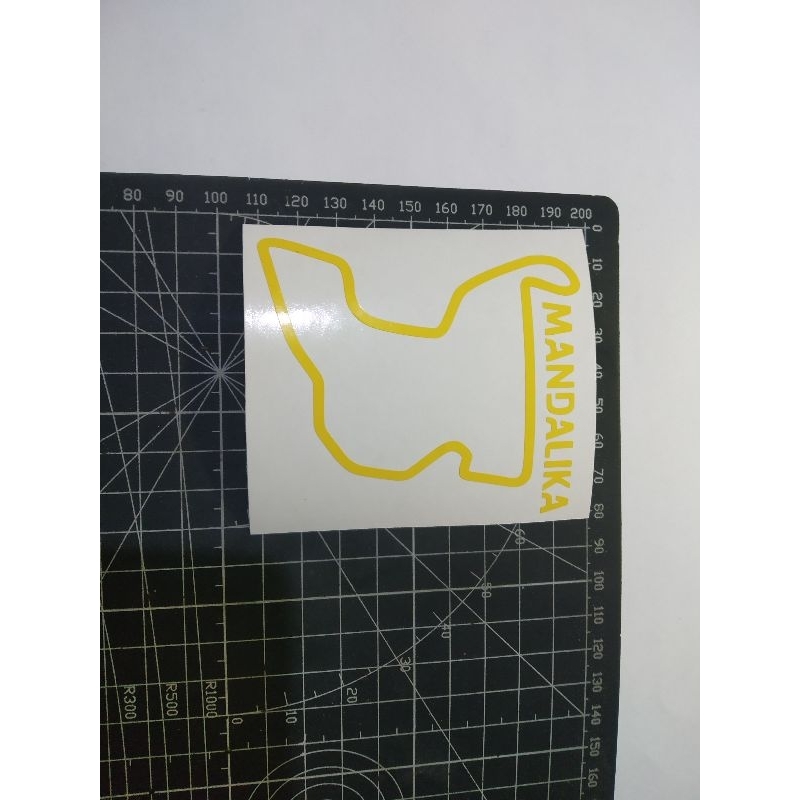 

cutting stiker mandalika