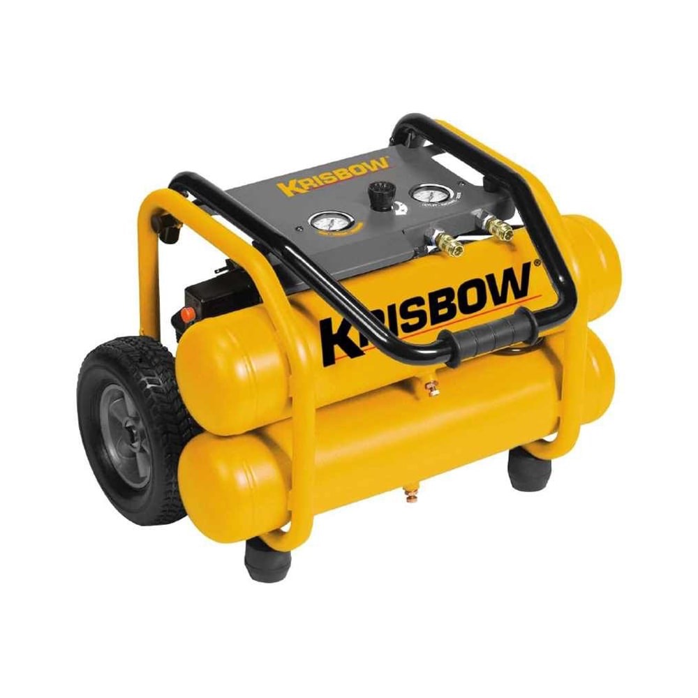 Kompresor Angin Krisbow 2.5 Hp 10 Bar - Kuning