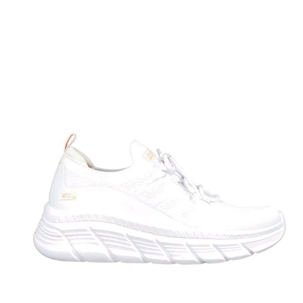 SKECHERS BOBS B CUTE WOMEN'S SNEAKERS SHOES - WHITE