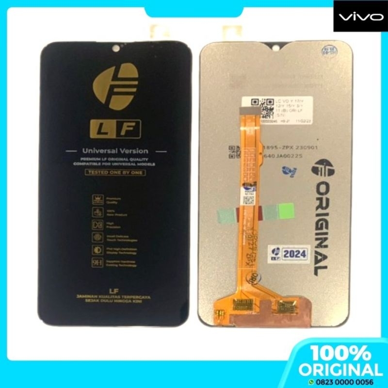 lcd touchscreen vivo y12 y15 y17 lf original100% mantap
