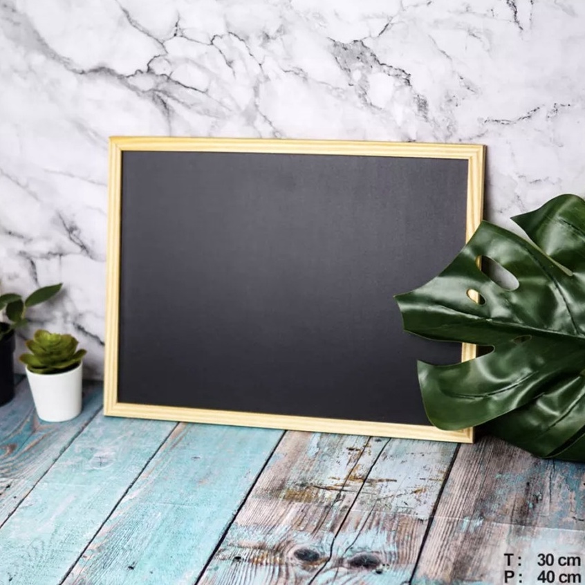 

Big Sale Black Board 34cm Papan Tulis Kecil Sign Board Mini