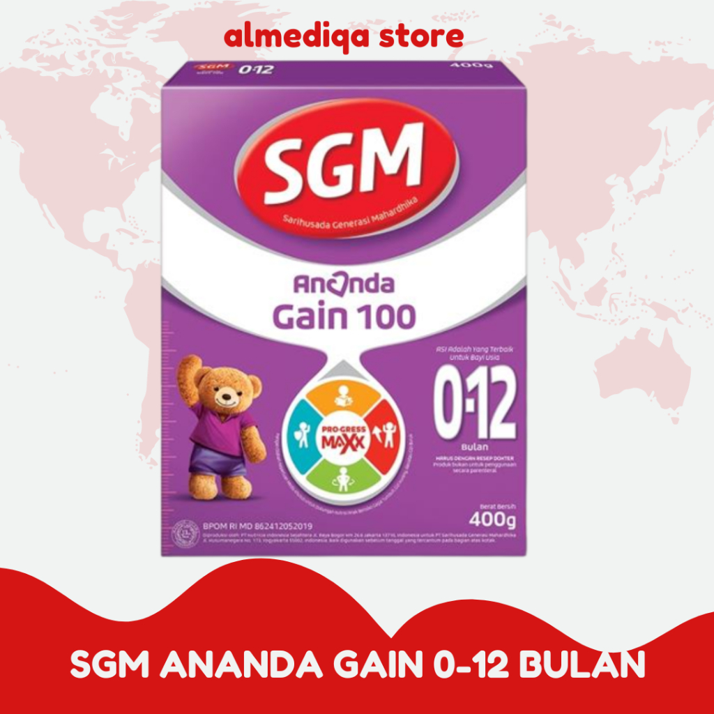 SGM ANANDA GAIN 100 400 GR 0-12 BULAN