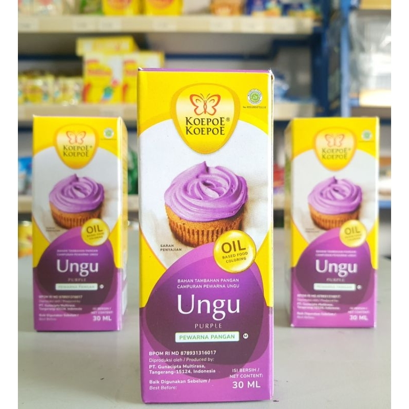 

Koepoe Pewarna Ungu Oil Base 30Ml / Koepoe Oil Base Ungu 30Ml / Koepoe Purple Oil Based