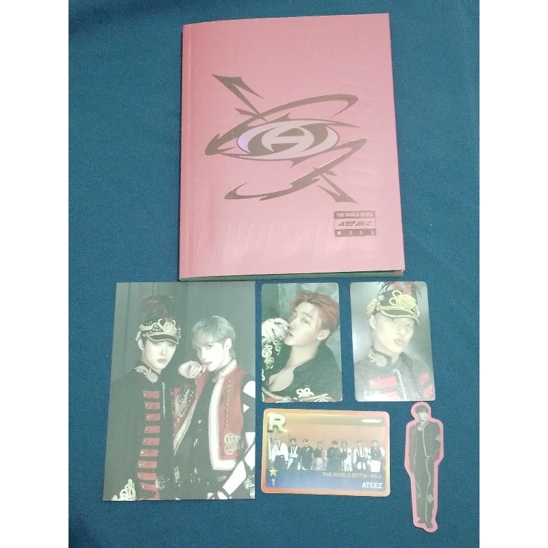 ALBUM ATEEZ EP FIN : WILL DIARY VER UNSEALED PC SAN MINGI