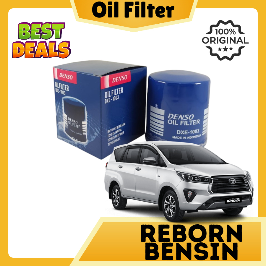Saringan Oil Filter Oli Mobil Kijang Innova Reborn 1TR-FE Bensin Original Denso