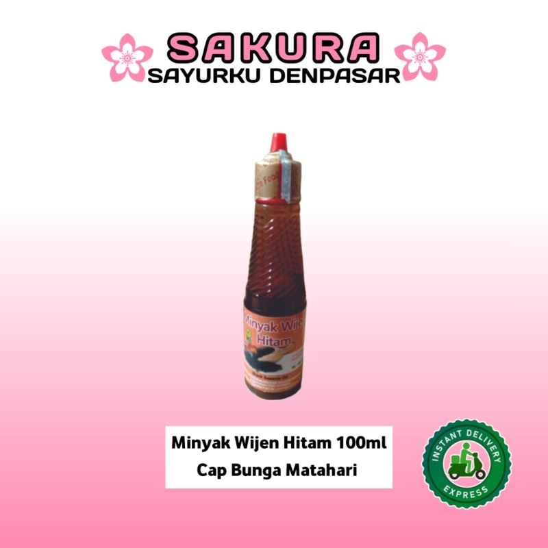 Minyak Wijen Hitam Cap Bunga Matahari 100ml - SAKURA