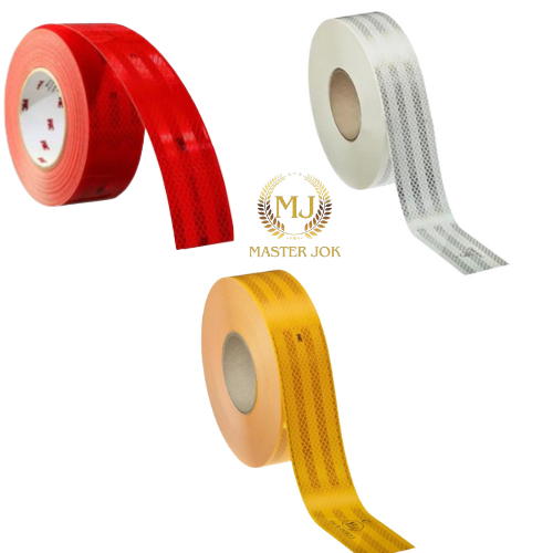 Stiker Reflektor ukuran 100 CM X 5 CM Merk 3M