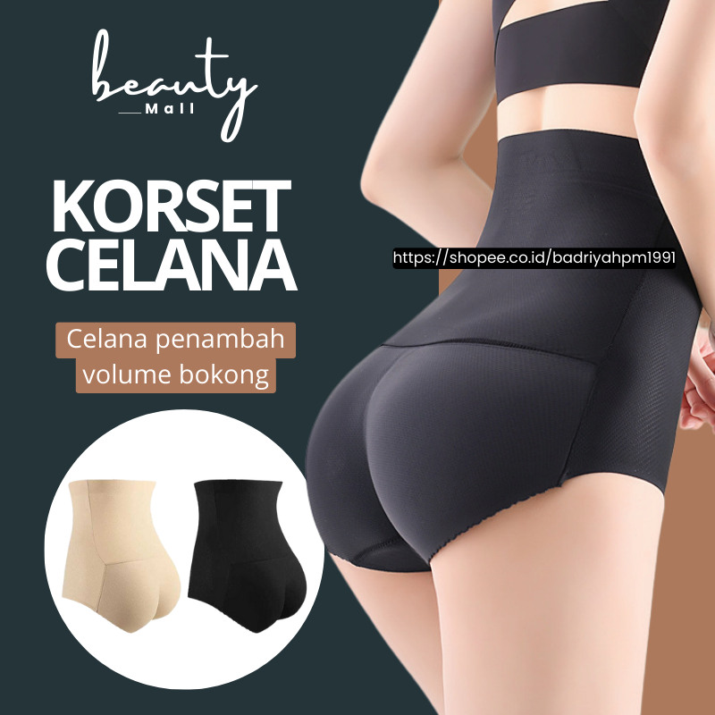 Korset Celana Pelangsing Pengecil Perut Pengangkat Pantat Busa Palsu Jumbo 100 90 80 70 Kg KORSET BO