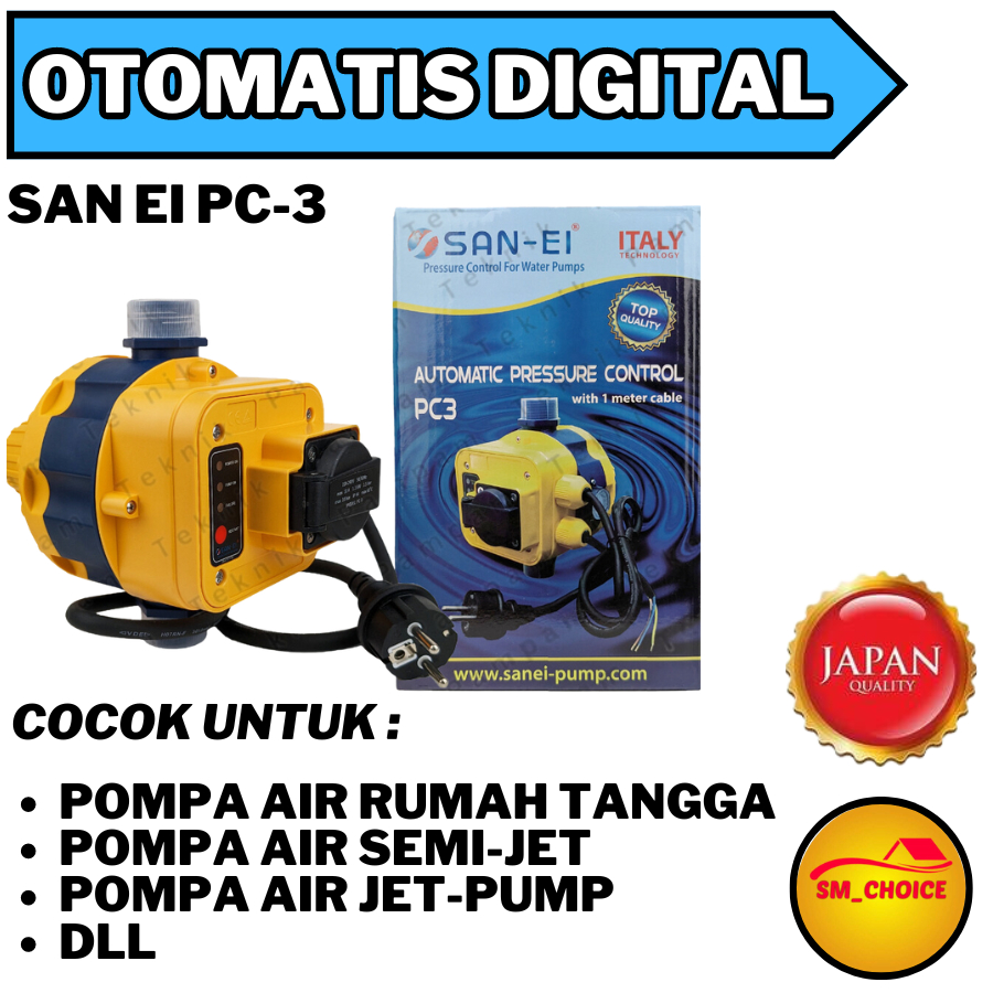 SAN EI OTOMATIS POMPA BOOSTER SAN EI PC 3 PRESURE CONTROL SAN EI APC