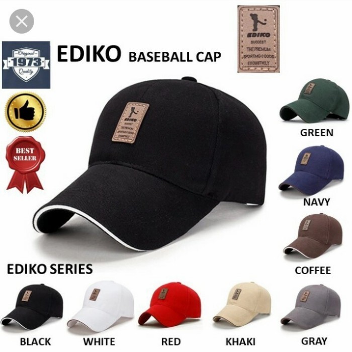 Topi Ediko | Topi Baseball Cap Ediko | Topi Golf