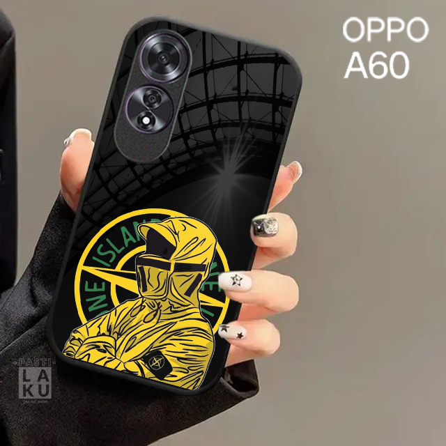 Softcase Glass Oppo A60 Casing Handphone Aksesoris HP Oppo Terbaru Case HP Oppo A60 [CS69-KACA]