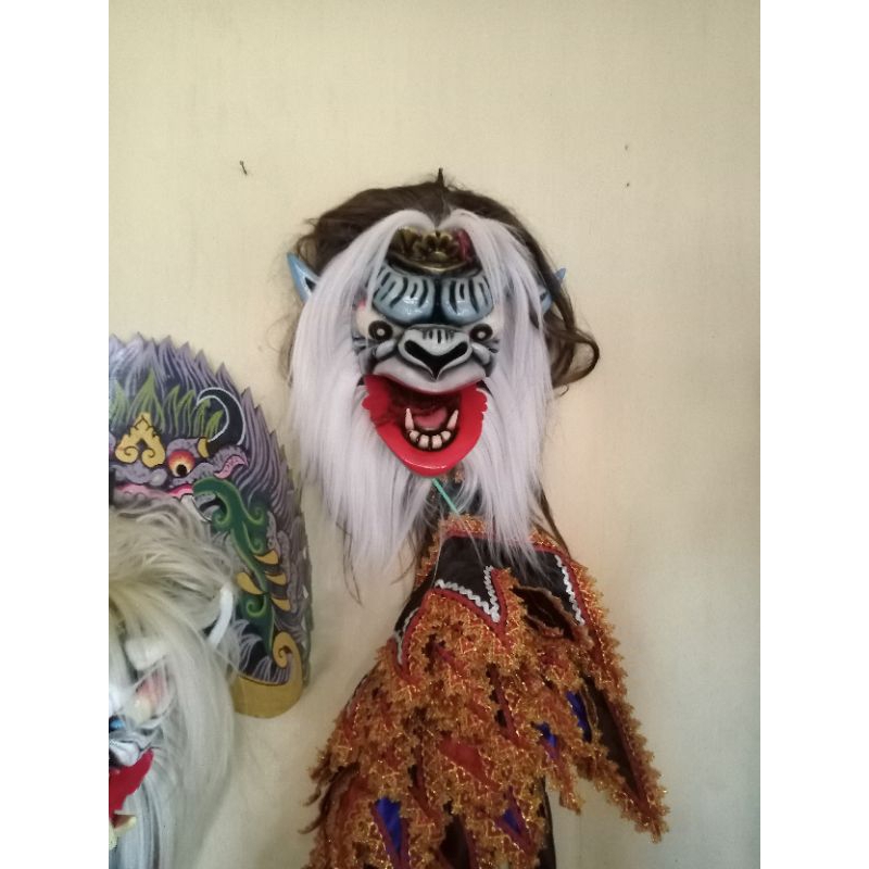 topeng gedruk karakter munyuk