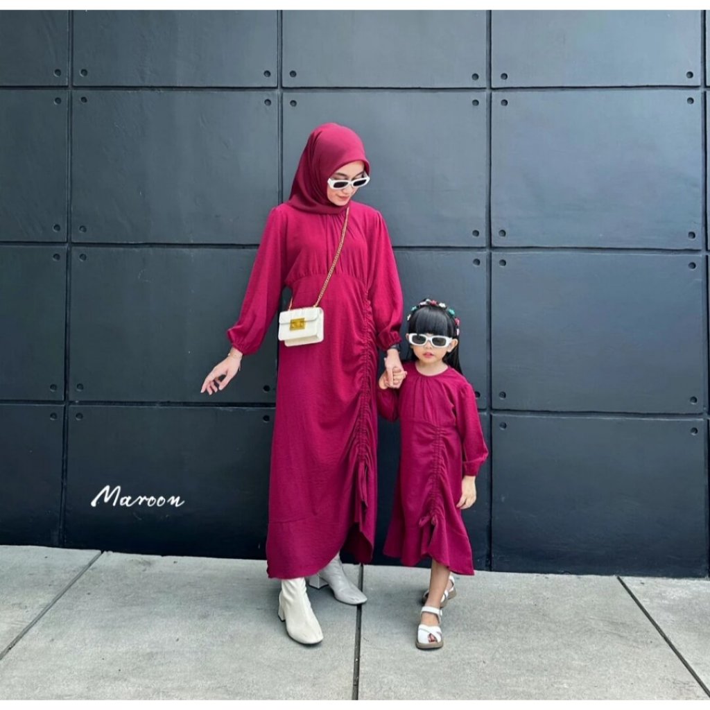 DRESS KONDANGAN BRIDESMAID IBU DAN ANAK