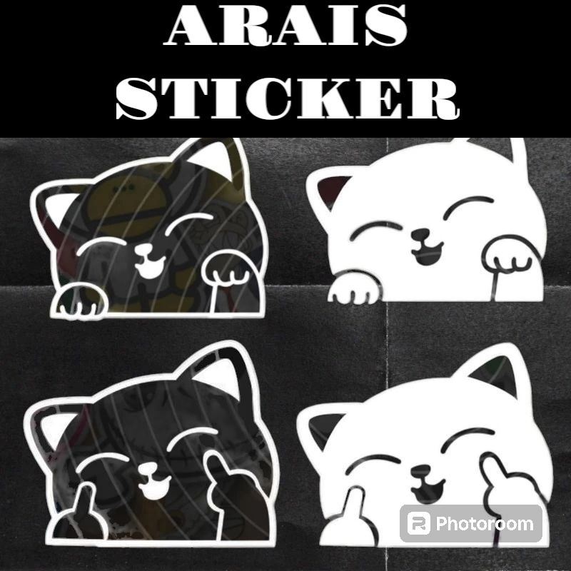 cutting sticker kucing lucu fucek - sticker timbul kucing lucu fucek