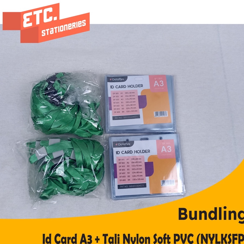 

Diskon Promo Paket Bundling Id Card A3 Tali Nylon Soft Pvc NYLKSFP