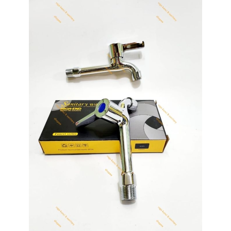 Kran Tembok Panjang - Kran Kamar Mandi 1/2" - Kran Wudhu