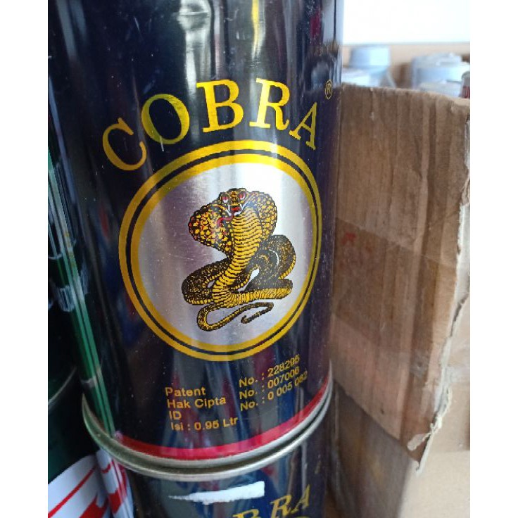 

Kreatif thinner cobra pelarut cat sintetis cat minyak thinner kaleng 95l