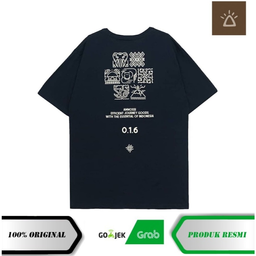 Ammossi T-shirt Symbol - Navy