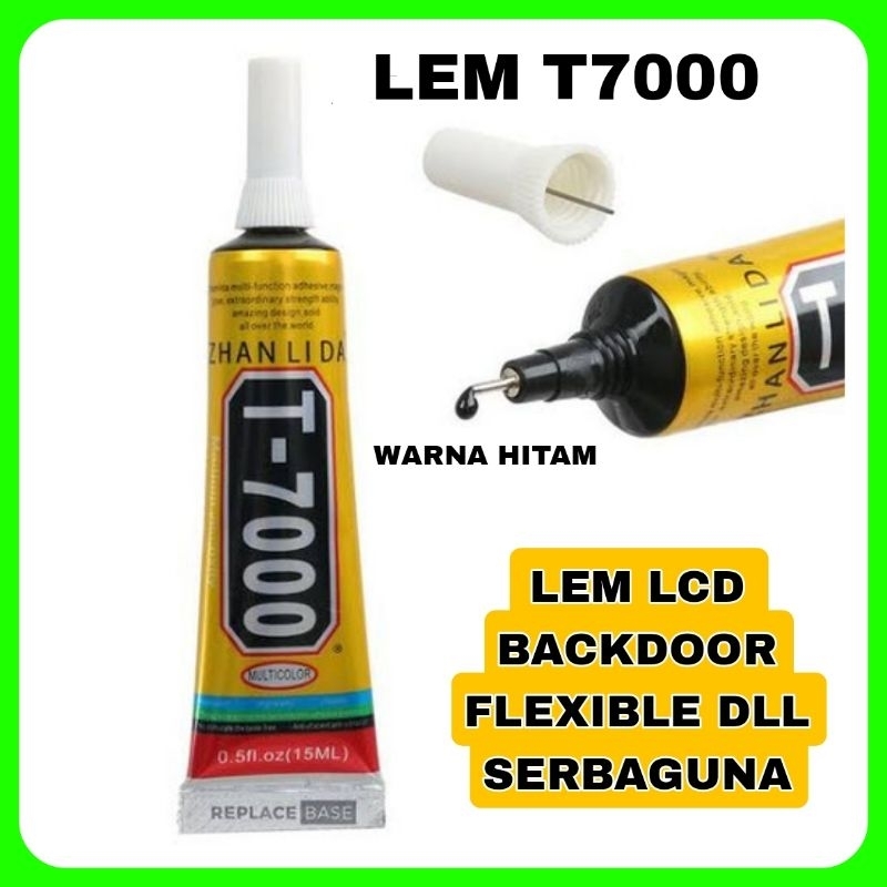 

Lem lcd touchscreen T7000 serbaguna zhanlida hitam