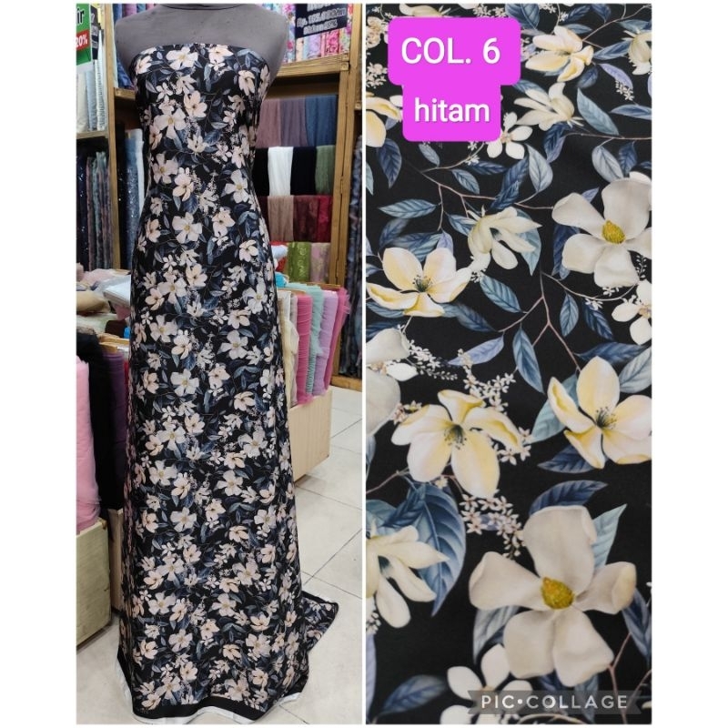 Armani silk motif bunga/motif bunga/motif kembang