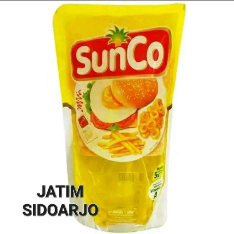 

( JATIM) MINYAK GORENG SUNCO 1 LITER/POUCH