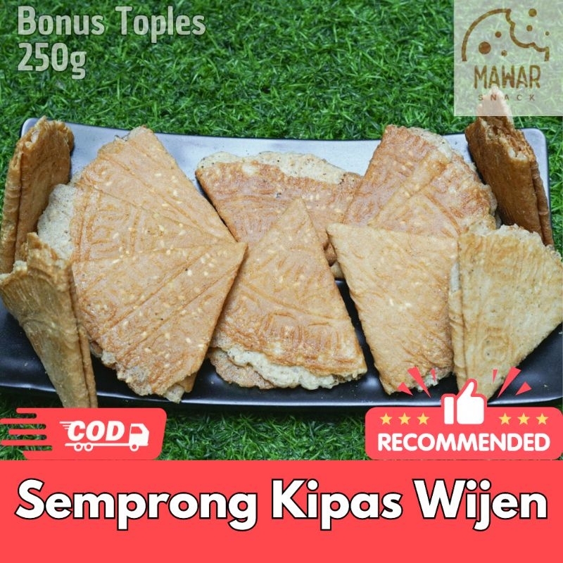 

Semprong Kipas Renyah 250g - Kue Garing